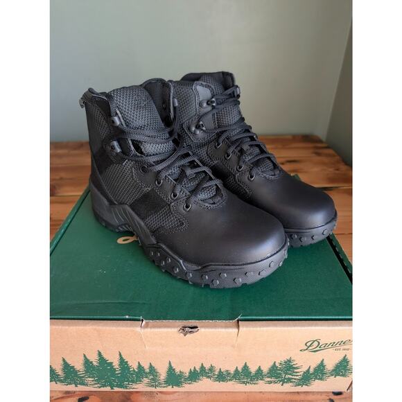 Danner Scorch Side-Zip Mens 8.5 Black 6” Dry Hiking Boot w Polishable Toe main image 4